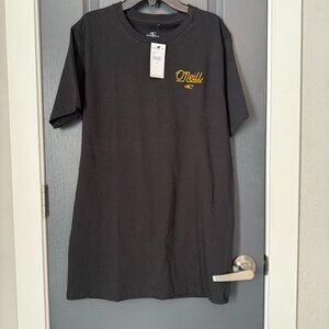 Men's Tee-O'NEIL- Black w/ yellow graphics-Size M- NEW W/TAGS